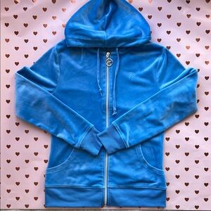 Paris Hilton Vibrant Blue Kids Hoodie Jacket